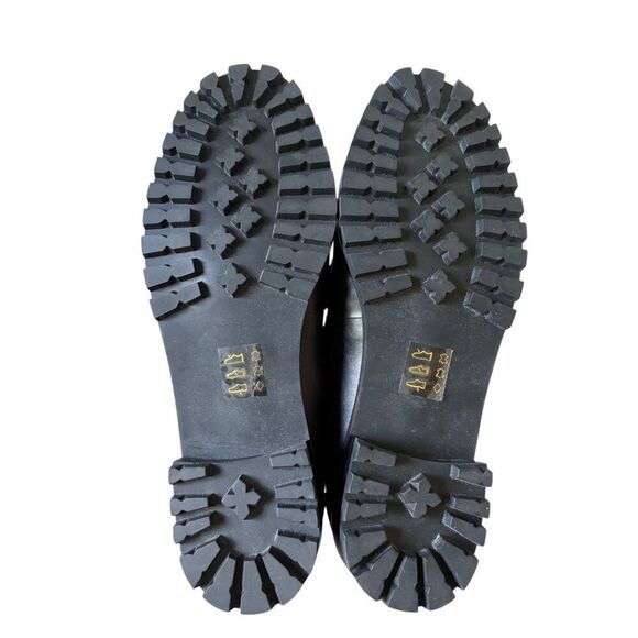 Madewell The Corinne Lugsole Leather Loafers size 10 Black - Picture 9 of 10